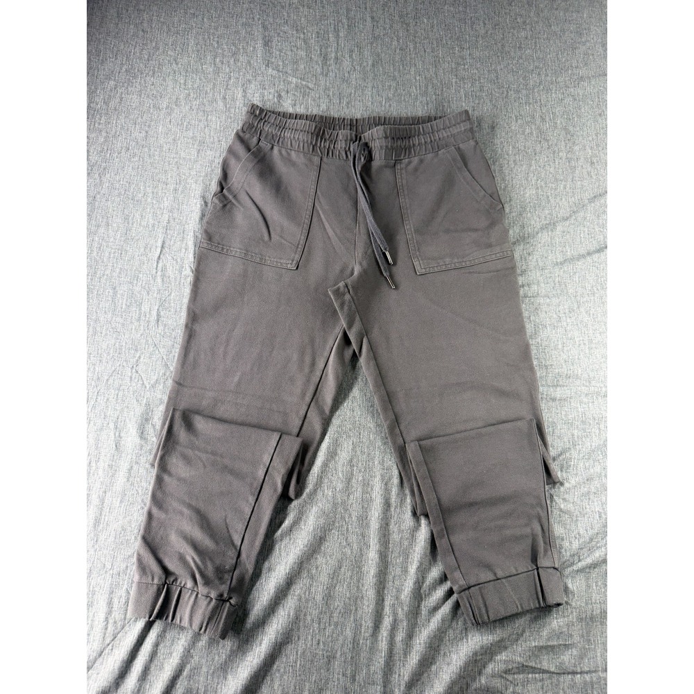 32 Degrees Cool Women's Jogger Pants Gray Drawstring Stretch Lounge Size S